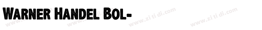 Warner Handel Bol字体转换